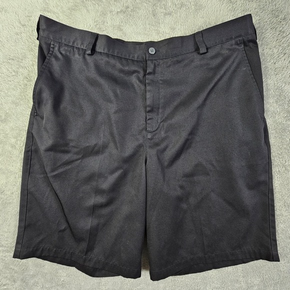 Nike Golf Shorts Fit‎ Dry Black Men's 38 Flat Front Athletic Performance Comfort - Picture 1 of 8